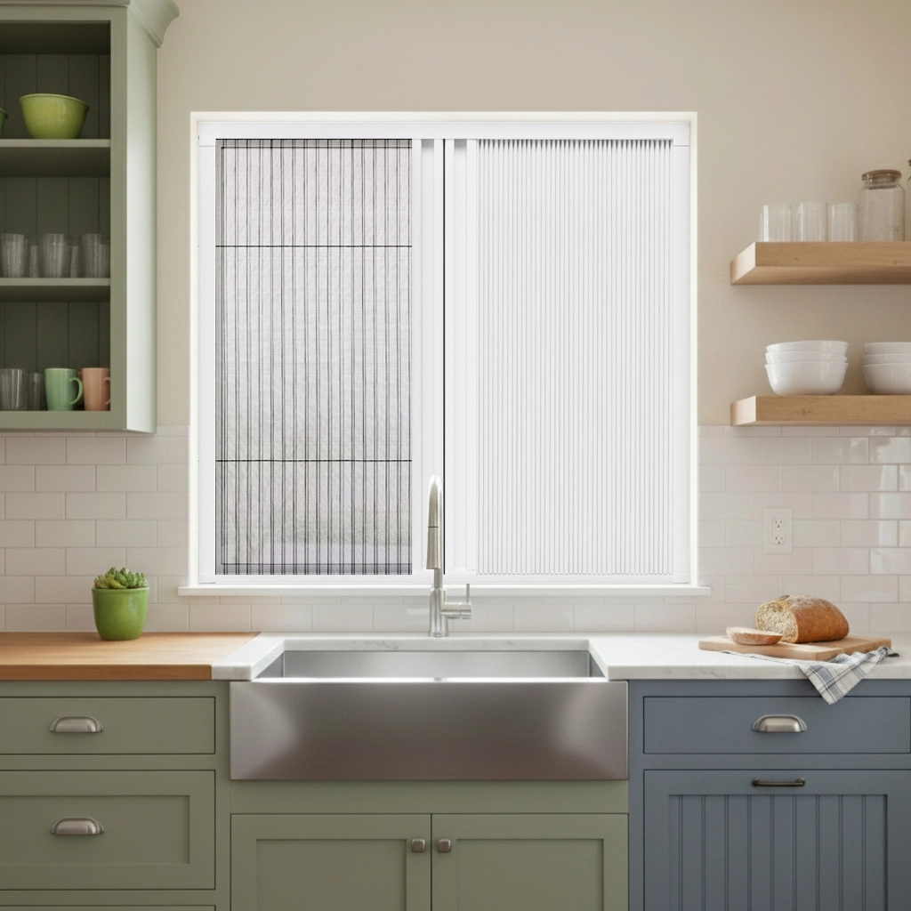 Day and Night Cellular Shade for Sliding Window