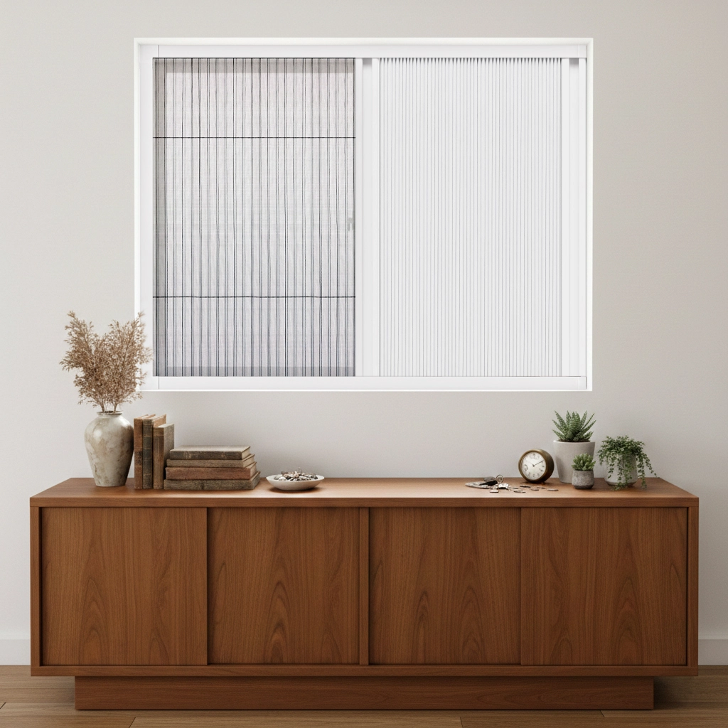 Day and Night Cellular Shade without Bottom Rail for Sliding Window
