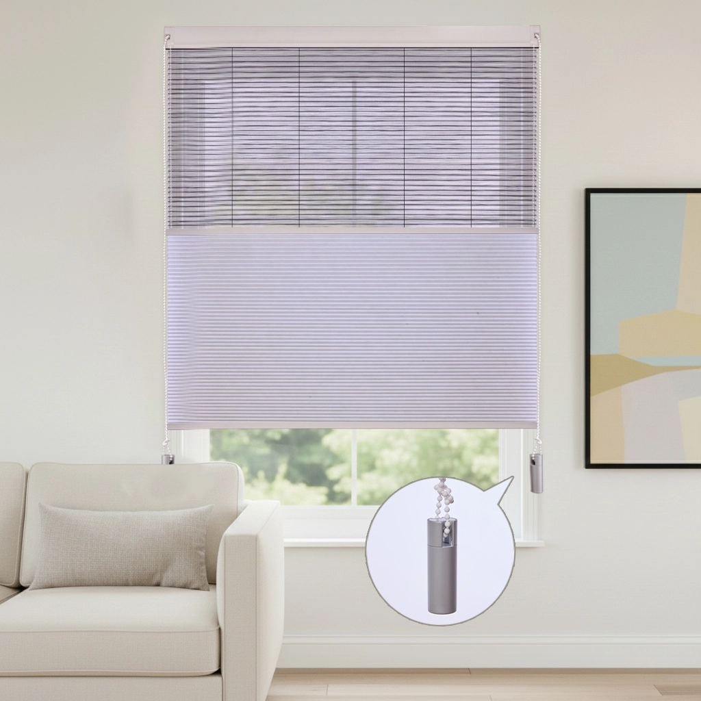 Corded Day and Night Cellular Shade for Window