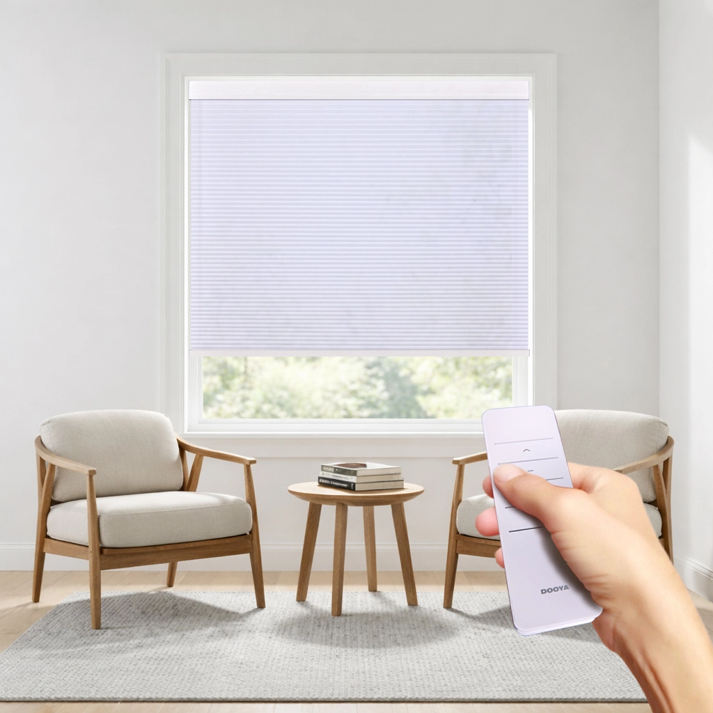 Reversible Motorized Cellular Shade
