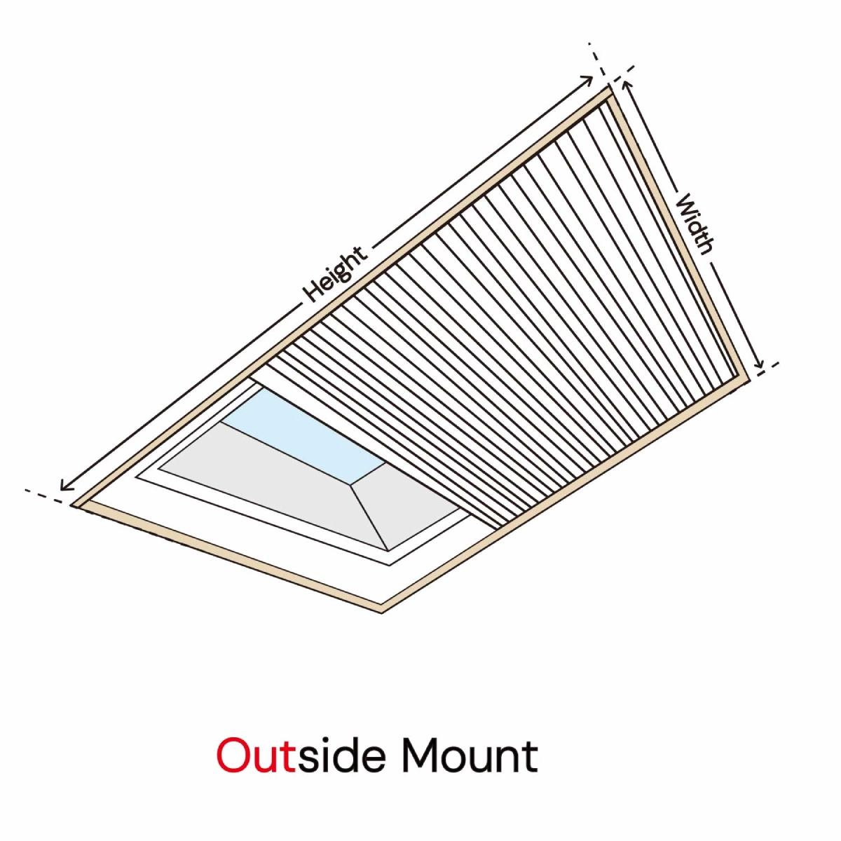 Outside Mount Blind